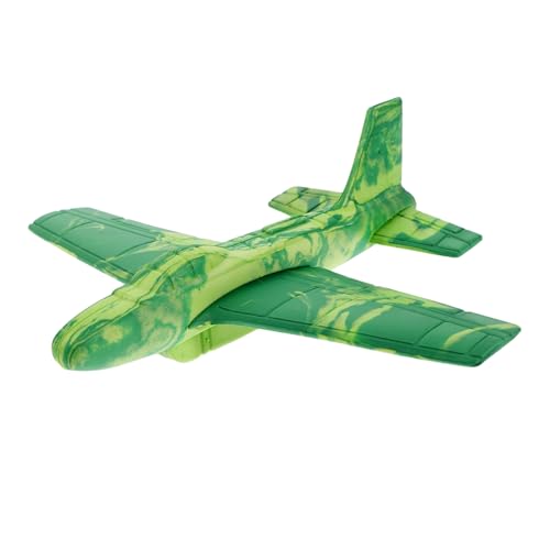 BESPORTBLE DIY Flugzeug Modell Zum Zusammenbauen Kinderflugzeug Aus Camouflage Lustiges Puzzlespielzeug Für Draußen Wurfspielzeug Für Freien von BESPORTBLE