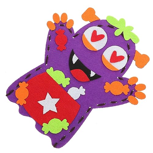 BESPORTBLE DIY Halloween Hand Puppet Gewebtem Material Bastelspielzeug für Mitgebsel für Halloween Partys Fördert Kreativität und Spaß BESPORTBLE DIY Halloween Hand Puppet Gewebtem Material Bastelspielzeug für Mitgebsel für Halloween Partys Fördert Kreativität und Spaß von BESPORTBLE