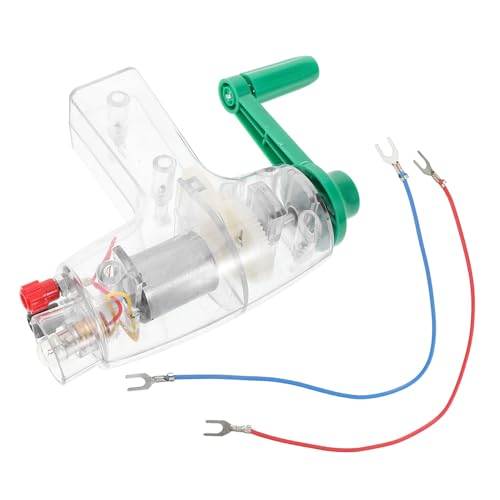 BESPORTBLE DIY Handgenerator Wissenschaftliches für Physik und Technik Experimentierkasten Bildungsspielzeug für Kreative Entdeckungen Langlebiges Lernmaterial für Junge von BESPORTBLE