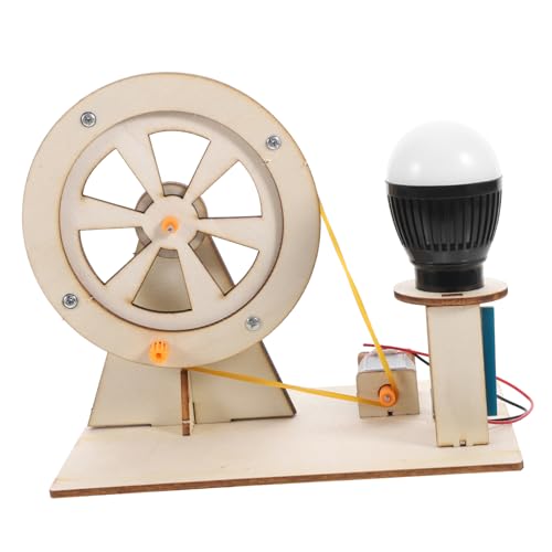 BESPORTBLE DIY Handkurbel Generator Tragbarer Stromgenerator Für Wissenschaftsexperiment Pädagogisches Elektrischer Generator Bastelset Für Zufällige Lampenfarbe von BESPORTBLE