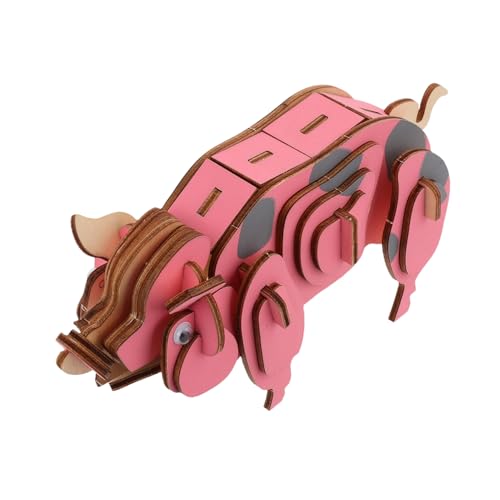 BESPORTBLE DIY Holz Puzzle Schwein Tiermodell Kreatives Lehrreiches für Handgefertigtes Puzzle für Familienaktivitäten und Dekorative Zwecke Fördert Geschicklichkeit und Kritisches BESPORTBLE DIY Holz Puzzle Schwein Tiermodell Kreatives Lehrreiches für Handgefertigtes Puzzle für Familienaktivitäten und Dekorative Zwecke Fördert Geschicklichkeit und Kritisches von BESPORTBLE