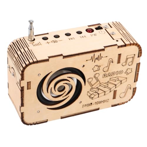 BESPORTBLE DIY Holz Radio Bausatz Pädagogisches Physikspielzeug mit für Anleitung Handliches Wissenschaftsexperiment für Draußen und Drinnen Fördert Koordination und Technikinteresse BESPORTBLE DIY Holz Radio Bausatz Pädagogisches Physikspielzeug mit für Anleitung Handliches Wissenschaftsexperiment für Draußen und Drinnen Fördert Koordination und Technikinteresse von BESPORTBLE