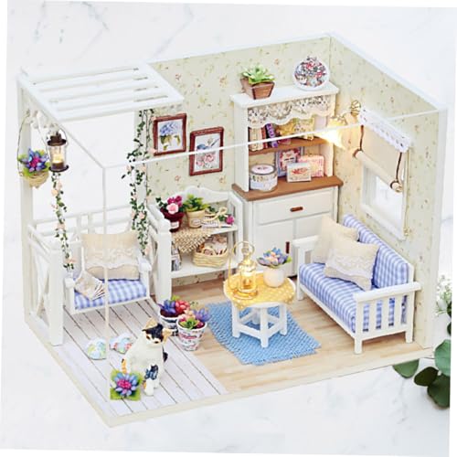 BESPORTBLE DIY Miniatur Holzhaus Modell Bausatz Handgefertigtes Kleines Cottage zum Zusammenbauen Kreatives Holzspielzeug für Erwachsene Perfektes Familien Spiel für Fantasievolles BESPORTBLE DIY Miniatur Holzhaus Modell Bausatz Handgefertigtes Kleines Cottage zum Zusammenbauen Kreatives Holzspielzeug für Erwachsene Perfektes Familien Spiel für Fantasievolles von BESPORTBLE
