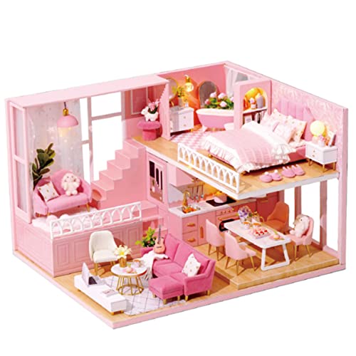 BESPORTBLE DIY Miniaturhaus Bausatz aus Kreatives Apartment zum Selberbauen Pädagogisches Modellbau für Familien Fördert Fantasie und Gemeinsames Basteln BESPORTBLE DIY Miniaturhaus Bausatz aus Kreatives Apartment zum Selberbauen Pädagogisches Modellbau für Familien Fördert Fantasie und Gemeinsames Basteln von BESPORTBLE