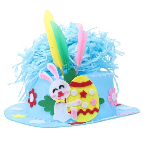BESPORTBLE DIY Osterhut Bastelset für Sicherem Strapazierfähigem Vliesstoff Bunten Federn Kreative Osterparty Kopfbedeckung zum Selbermachen für Jungen und Mädchen Zufällige BESPORTBLE DIY Osterhut Bastelset für Sicherem Strapazierfähigem Vliesstoff Bunten Federn Kreative Osterparty Kopfbedeckung zum Selbermachen für Jungen und Mädchen Zufällige von BESPORTBLE