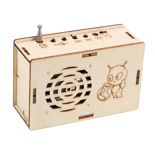BESPORTBLE DIY Radio Bausatz Für Holzspielzeug Zum Selberbauen Wissenschaftliches Experimentier Kreatives Kinderspielzeug Für Jungen Und Geschenkidee Für Kleine BESPORTBLE DIY Radio Bausatz Für Holzspielzeug Zum Selberbauen Wissenschaftliches Experimentier Kreatives Kinderspielzeug Für Jungen Und Geschenkidee Für Kleine von BESPORTBLE