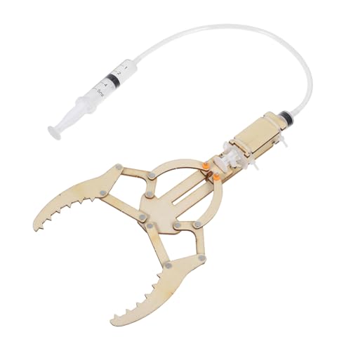 BESPORTBLE DIY Roboterhand Bausatz aus Holz Hydraulischer Roboterarm für Technikspielzeug Kreativität und Motorischen Fähigkeiten für Experimente und Lernspiele von BESPORTBLE