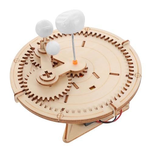 BESPORTBLE DIY Sonnensystem Modellbausatz aus Holz Präzises Handgefertigtes Puzzle Simuliert Planetenumlaufbahnen Interaktives Lernspielzeug für Studenten für Weltraum und Physikunterricht von BESPORTBLE