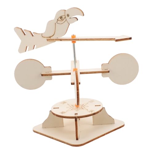 BESPORTBLE DIY Windmühlen Kit für Pädagogisches Stem Bausatz für Experimente Holzhandwerk für Kreative und Naturbeobachtung für Homeschooling und Bastelprojekte Windrichtungssensor von BESPORTBLE