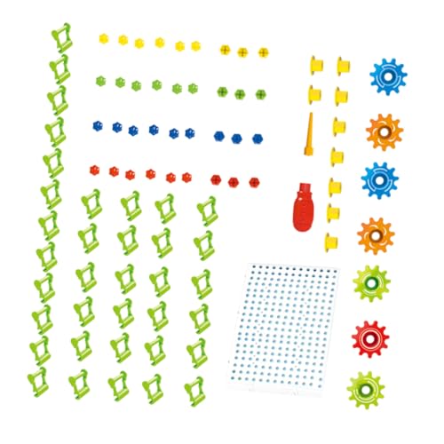 BESPORTBLE DIY Zahnräder Kettenbausatz Lernspielzeug für Kreatives Motorikspielzeug Bunte Glatte Einzelteile Einfach Zusammenbauen und Zerlegen BESPORTBLE DIY Zahnräder Kettenbausatz Lernspielzeug für Kreatives Motorikspielzeug Bunte Glatte Einzelteile Einfach Zusammenbauen und Zerlegen von BESPORTBLE