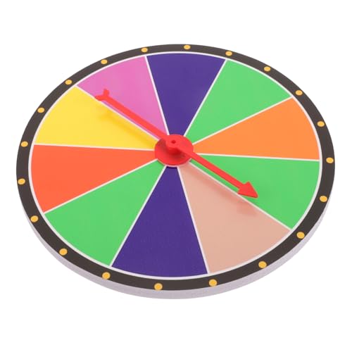 BESPORTBLE DIY für Partys Rotes Lotterierad Spielrequisite für Veranstaltungen Tragbar und Vielseitig Einsetzbar für Spiele und Tombolas von BESPORTBLE