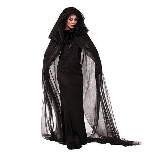 BESPORTBLE Damen Halloween Hexenkostüm Kleid Mit Netz Einsätzen Für Cosplay Xxl Elegantes Hexenkleid Für Karneval Mottoparty Und Halloween Feierlichkeiten BESPORTBLE Damen Halloween Hexenkostüm Kleid Mit Netz Einsätzen Für Cosplay Xxl Elegantes Hexenkleid Für Karneval Mottoparty Und Halloween Feierlichkeiten von BESPORTBLE