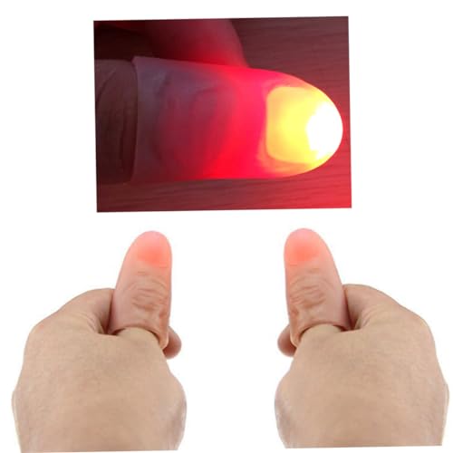 BESPORTBLE Daumenlichter Leuchtende Daumenspitzen Für Magische Tricks Weiche Fingerlichter Zufälligen Farben Für Partys Und Kinderunterhaltung Einfache Handhabung BESPORTBLE Daumenlichter Leuchtende Daumenspitzen Für Magische Tricks Weiche Fingerlichter Zufälligen Farben Für Partys Und Kinderunterhaltung Einfache Handhabung von BESPORTBLE