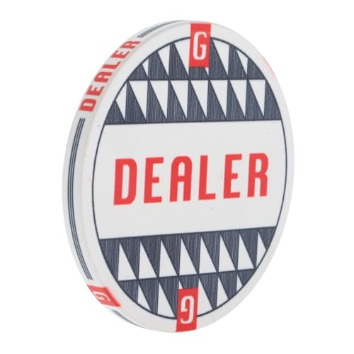 BESPORTBLE Ceramic Dealer Button Für Poker Hochwertige Langlebige Spielmarke Für Pokerfreunde Zubehör Für -Spiele von BESPORTBLE