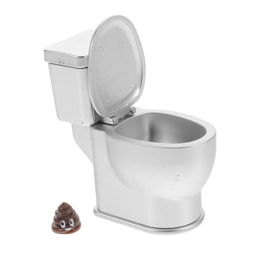 BESPORTBLE Deko Accessoire Mit Sound Realistische Mini Toilette Für Kleine Hausmöbel Und Puppenstubenmöbel von BESPORTBLE