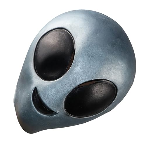 BESPORTBLE Dekorative Alien Maske Für Männer Realistische Alien Masken Kostüme Realistische Gesichtsmaske Halloween Masken Für Erwachsene Alien Kostüm Kopfbedeckung Lustige Halloween von BESPORTBLE