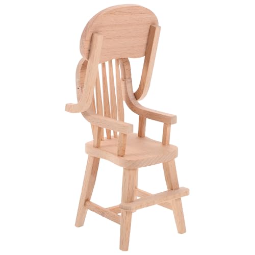 BESPORTBLE Dekorativer Hochstuhl Aus Holz Für Puppenmöbel Mini Hochstuhl Natürlichem Buchenholz Für Puppenhaus Zubehör Für Kreative Spielwelten BESPORTBLE Dekorativer Hochstuhl Aus Holz Für Puppenmöbel Mini Hochstuhl Natürlichem Buchenholz Für Puppenhaus Zubehör Für Kreative Spielwelten von BESPORTBLE