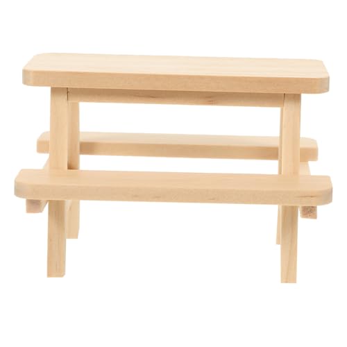 BESPORTBLE Dekorativer Picknicktisch Mit Stühlen Puppenhausmöbel Für Kreative Spielwelten Holzmodell Für Puppenhausdekoration Und Tiny House Accessoires Für Kleine BESPORTBLE Dekorativer Picknicktisch Mit Stühlen Puppenhausmöbel Für Kreative Spielwelten Holzmodell Für Puppenhausdekoration Und Tiny House Accessoires Für Kleine von BESPORTBLE