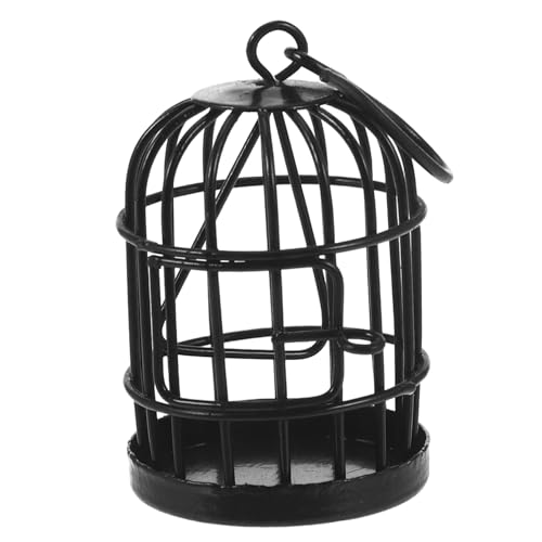 BESPORTBLE Dekorativer Vogelkäfig Aus Gusseisen Rustikaler Schwarzer Vogelkäfig Für Bonsai Und Puppenhaus Stilvolle Garten Und Terrarien Dekoration House Ornament BESPORTBLE Dekorativer Vogelkäfig Aus Gusseisen Rustikaler Schwarzer Vogelkäfig Für Bonsai Und Puppenhaus Stilvolle Garten Und Terrarien Dekoration House Ornament von BESPORTBLE