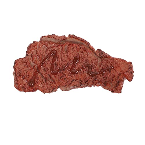 BESPORTBLE Dekoratives Künstliches Steak Modell Hochrealistische Simulation aus Premium für Fotografie Party Dekoration für Grill Events und Ausstellung von BESPORTBLE