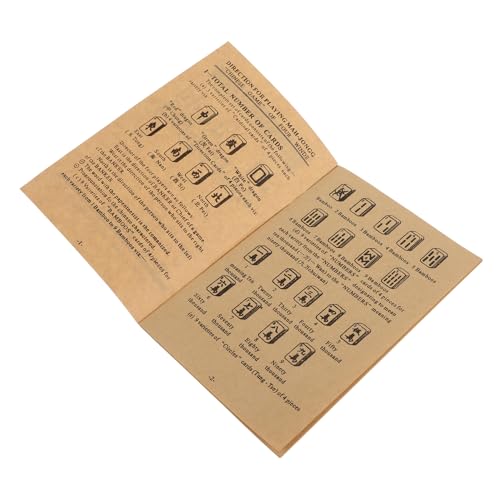 BESPORTBLE Detailliertes Mahjong Lernbuch mit Umfassenden Regeln und Strategien Antikes Mahjong Anleitungshandbuch für Anfänger und Erfahrene Spieler Brettspiel Guide BESPORTBLE Detailliertes Mahjong Lernbuch mit Umfassenden Regeln und Strategien Antikes Mahjong Anleitungshandbuch für Anfänger und Erfahrene Spieler Brettspiel Guide von BESPORTBLE