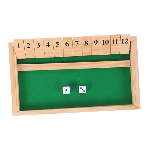 BESPORTBLE Dice Game Staden Das Box Game Hoolen-brettspiel Mit Dices Family Math Game Für Spieler Dice Brettspiel Schließen Sie Die Box von BESPORTBLE
