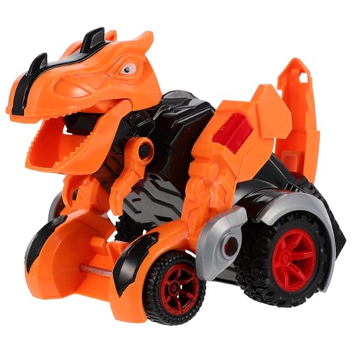 BESPORTBLE Dinosaurier Auto Trägheitsfahrzeug Mit Verformungsfunktion Robustes Design Für Jahren Fördert Die Kreativität Und Motorik Für Dino Fans von BESPORTBLE