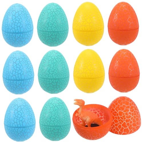 BESPORTBLE Dinosaurier Eier Spielset Teilig mit Farben Realistisch Rissige PVC Eier Robuste Spielzeuge Pädagogisch für Kleinkinder Vielseitig Entdecken von BESPORTBLE