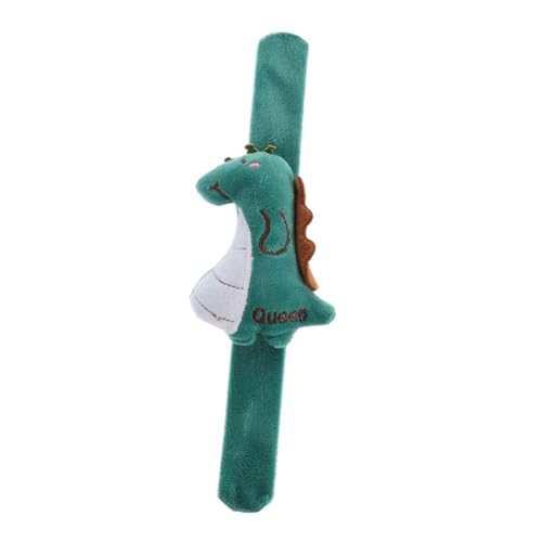 BESPORTBLE Dinosaurier Schnapparmband Armband Cartoon Tier Slap Bracelet Weiches Stofftier Party Leicht Hautfreundlich für Geburtstagsfeiern und Kostümpartys von BESPORTBLE