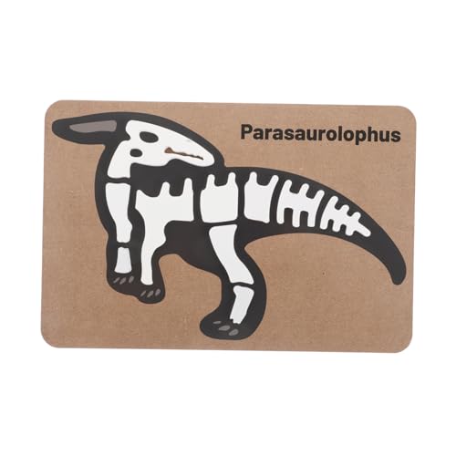 BESPORTBLE Dinosaurier Skelett Puzzle aus Holz für Lernspielzeug für Kleinkinder Jahre Archäologische Entdeckung mit Dinosaurier Knochen Design Sicheres und Natürliches Material Fördert Hand von BESPORTBLE