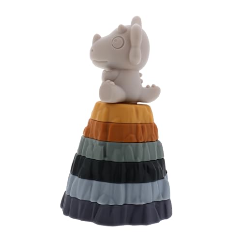 BESPORTBLE Dinosaurier Stapelspielzeug für Kleinkinder Early Educational Soft Building Rings Stacker Interaktives Lernspielzeug aus Sicherem für Formen und Farben für Kleine BESPORTBLE Dinosaurier Stapelspielzeug für Kleinkinder Early Educational Soft Building Rings Stacker Interaktives Lernspielzeug aus Sicherem für Formen und Farben für Kleine von BESPORTBLE