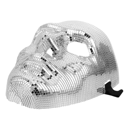 BESPORTBLE Disco Ball Maskerade Maske Für Erwachsene Glitzernde Augenmaske Mit Verstellbarem Riemen Für Partys Halloween Karneval Und Nachtclubs Reflektierende Oberfläche BESPORTBLE Disco Ball Maskerade Maske Für Erwachsene Glitzernde Augenmaske Mit Verstellbarem Riemen Für Partys Halloween Karneval Und Nachtclubs Reflektierende Oberfläche von BESPORTBLE