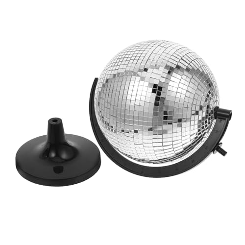 BESPORTBLE Disco Ball Stil Reflektierender Tischdekoration Drehende Spiegelkugel für Büro Männer Home Party und Bühnenaccessoire von BESPORTBLE