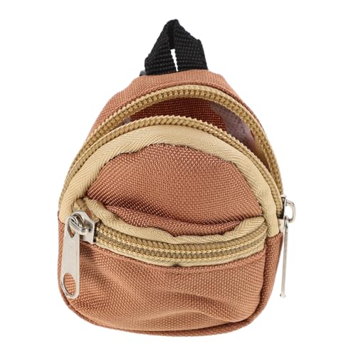 BESPORTBLE Doll Accessories Mini Backpack für Leichter und Tragbarer Schulrucksack mit Reißverschluss Hellbraun für Puppen Fördert Kreativität und Unabhängigkeit BESPORTBLE Doll Accessories Mini Backpack für Leichter und Tragbarer Schulrucksack mit Reißverschluss Hellbraun für Puppen Fördert Kreativität und Unabhängigkeit von BESPORTBLE