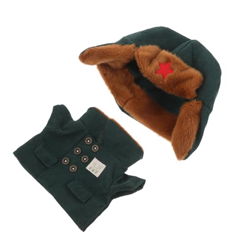 BESPORTBLE Doll Army Outfit Grün Warmes Winter-Material Weiches Polyester Mütze Mantel Kreative Verkleidung für Puppen Pädagogisch Nützlich für Geschenk und Rollenspiel BESPORTBLE Doll Army Outfit Grün Warmes Winter-Material Weiches Polyester Mütze Mantel Kreative Verkleidung für Puppen Pädagogisch Nützlich für Geschenk und Rollenspiel von BESPORTBLE