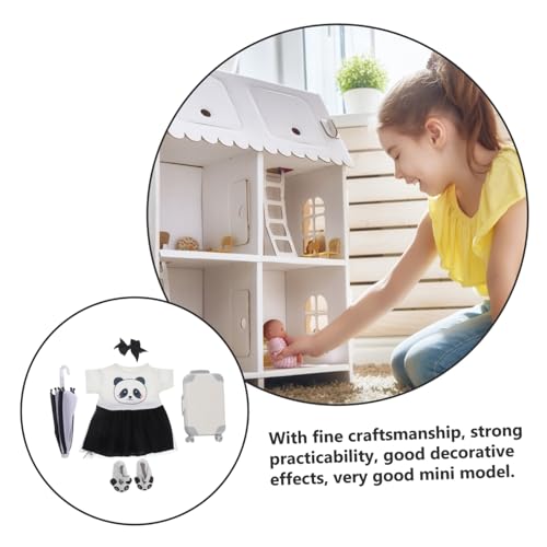 BESPORTBLE Doll Dressing Puppenkostüm mit Trolley Koffer und Regenschirm Stabile Edelstahl Materialien Realistische Puppenkleidung für Reborn Puppen und Puppenzubehör BESPORTBLE Doll Dressing Puppenkostüm mit Trolley Koffer und Regenschirm Stabile Edelstahl Materialien Realistische Puppenkleidung für Reborn Puppen und Puppenzubehör von BESPORTBLE