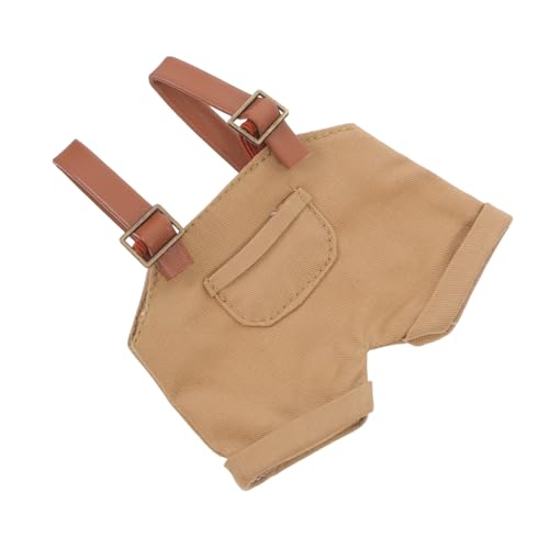 BESPORTBLE Puppenkleidung Bärenoverall für 17cm Puppen Bezaubernder Weicher Baumwoll Anzug Niedliches Outfit für Plüschtiere Vielseitig und Austauschbar von BESPORTBLE