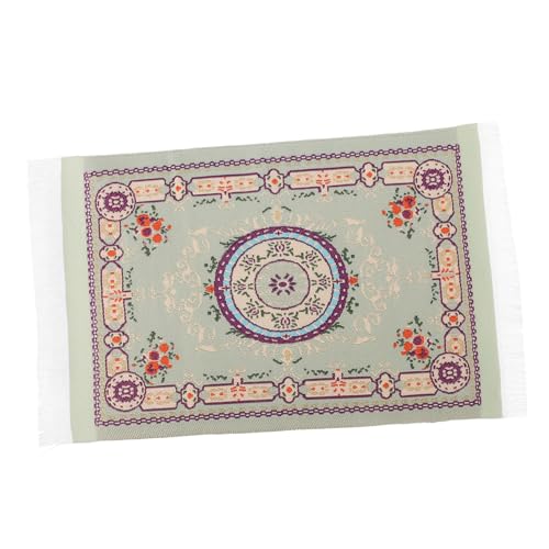 BESPORTBLE Dollhouse Mini Vintage Orientalischer Bodenbelag für Puppenhausdekoration Handwerkskunst für Szenen und Fotorequisiten von BESPORTBLE