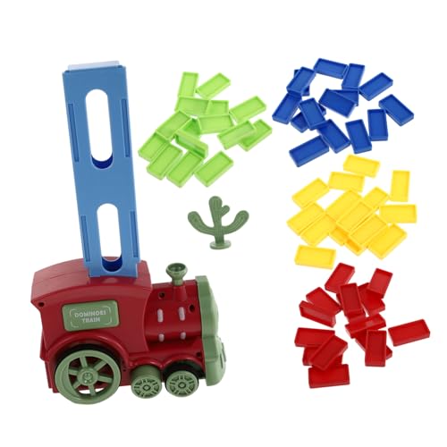 BESPORTBLE Domino Zug Bunte Farben Material Sicher für Ab Jahre Lustiges Fördert Farberkennung und Motorische Fähigkeiten Zufällige Farbe Zufällige Farbe von BESPORTBLE