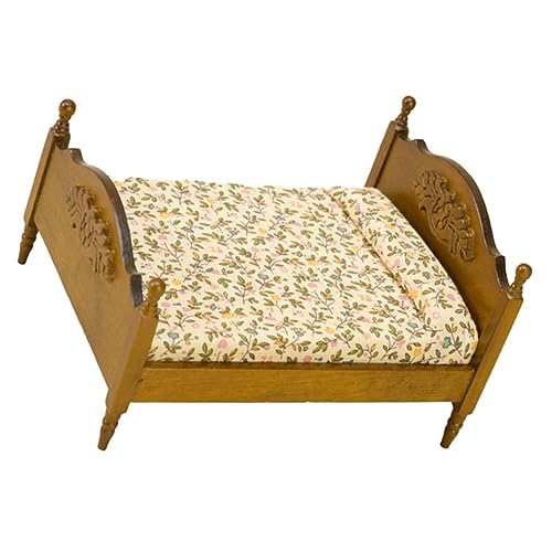 BESPORTBLE Doppelbett Modell Für Puppenhaus Puppenmöbel Schlafzimmer Dekoration Hochwertiges Blumenmuster Für Puppenstuben Zubehör BESPORTBLE Doppelbett Modell Für Puppenhaus Puppenmöbel Schlafzimmer Dekoration Hochwertiges Blumenmuster Für Puppenstuben Zubehör von BESPORTBLE