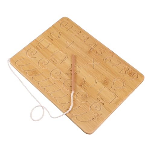 BESPORTBLE Doppelseitige Und Zahlenübungstafel Aus Holz Schreibtraining Für Alphabet Und Nummernverfolgung Lernspielzeug Für Frühe Bildung BESPORTBLE Doppelseitige Und Zahlenübungstafel Aus Holz Schreibtraining Für Alphabet Und Nummernverfolgung Lernspielzeug Für Frühe Bildung von BESPORTBLE