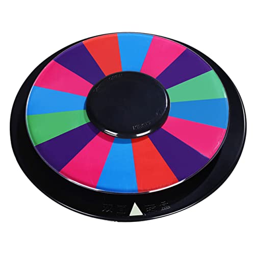 BESPORTBLE Doppelseitiges Drehspiel Preisrad Felder Trinkspiel Für Partys Ktv Und Unterhaltung DIY Tombola Spielplattenspieler Für Gesellige Abende Partyspiel Requisiten von BESPORTBLE