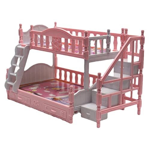 BESPORTBLE Doppelstockbett Für Puppenhaus Mini Bett Modell Zubehör Für Mini Dekoration Puppenmöbel Und DIY Mini Projekte BESPORTBLE Doppelstockbett Für Puppenhaus Mini Bett Modell Zubehör Für Mini Dekoration Puppenmöbel Und DIY Mini Projekte von BESPORTBLE