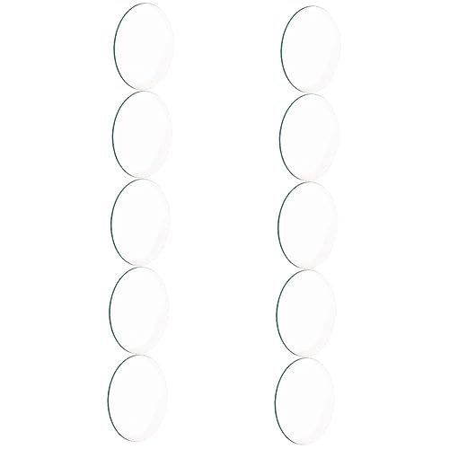 BESPORTBLE Doppelte Konvexe Glaslinse Mit 100 Mm Durchmesser Und 50 Mm Brennweite – Hochwertige Optische Linse Für Physiklabore - Experimente Und Bildungszwecke - Langlebig Und Präzise von BESPORTBLE