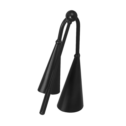 BESPORTBLE Double Ended Cowbell Set Handheld Percussion Instrument mit Schlägel für Jungen und Mädchen Orff Musikwerkzeug Musikalität Hohe und Tiefe Töne Kindgerechte Handhabung von BESPORTBLE