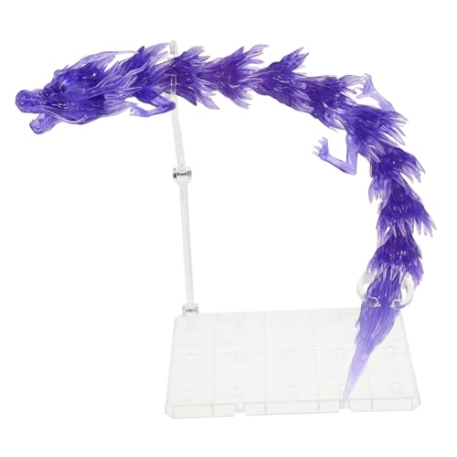 BESPORTBLE Drachen Kunststoff Display mit Ständer Wiederverwendbare Action Figur Effekte Detailreiche Modellzubehör für Figuren und Puppenausstellung Langlebiges Dekorationsset von BESPORTBLE