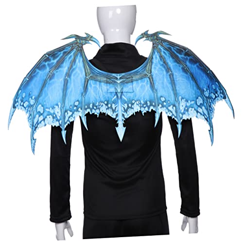 BESPORTBLE Drachenflügel Kostüm Für Und Erwachsene – Blaues Cosplay Flügelset Für Drachen - Teufel Und Dinosaurier - Ideal Für Karneval Fasching Und Geburtstagsfeiern von BESPORTBLE