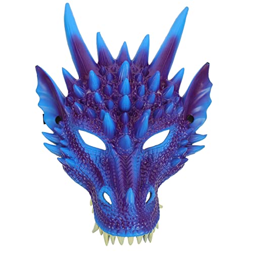 BESPORTBLE Drachenmaske Für Kostümparty Tiermaske Für Erwachsene Halloween Und Karneval Schaumstoffmaske Für Kreative Verkleidungen von BESPORTBLE