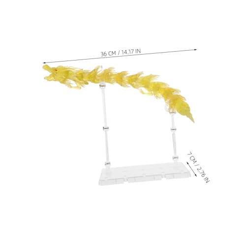 BESPORTBLE Dragon Display Teiliges Plastik Zubehör für Modellfiguren Wiederverwendbar Detailreiche Handwerkskunst Auffällige Special Effects für Sammler und Ausstellungen von BESPORTBLE