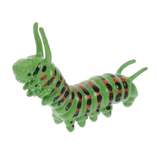 BESPORTBLE Echte Raupe Simulation Modell Realistisches Raupenspielzeug Für Lernspielzeug Zur Insekten Erkennung Grüne Raupe Für Frühes Lernen von BESPORTBLE